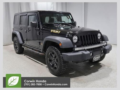 Black Clearcoat 2015 Jeep Wrangler Unlimited Sport
