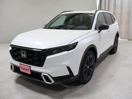 Platinum White Pearl 2026 Honda CR-V Hybrid Sport Touring AWD