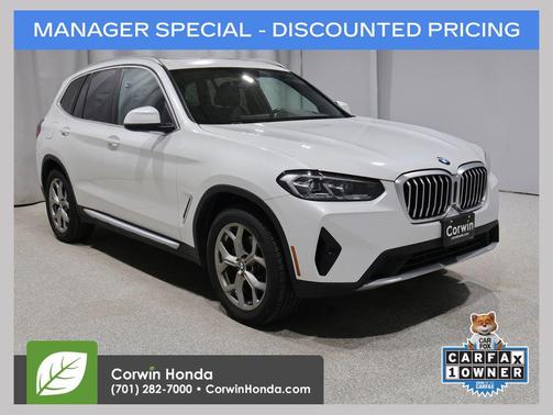 Mineral White Metallic 2024 BMW X3 xDrive30i
