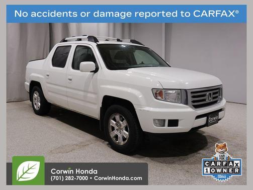 White 2013 Honda Ridgeline RTS