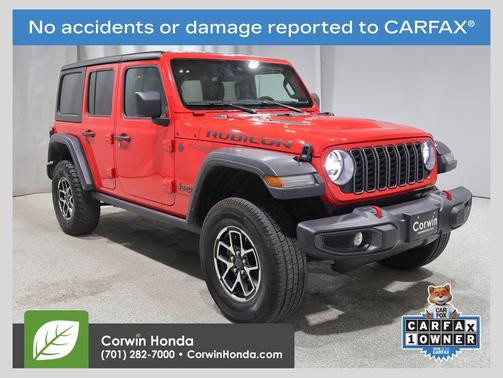 Firecracker Red Clearcoat 2025 Jeep Wrangler Rubicon