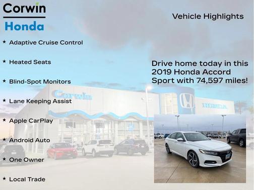 2019 Honda Accord Sport 2.0T