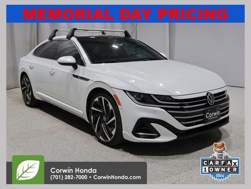 Opal White Pearl 2023 Volkswagen Arteon 2.0T SEL Premium R-Line 4MOTION