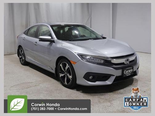 Lunar Silver 2018 Honda Civic Touring