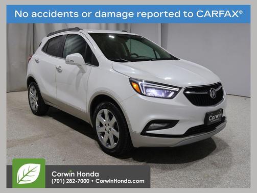 White Frost Tricoat 2017 Buick Encore Essence
