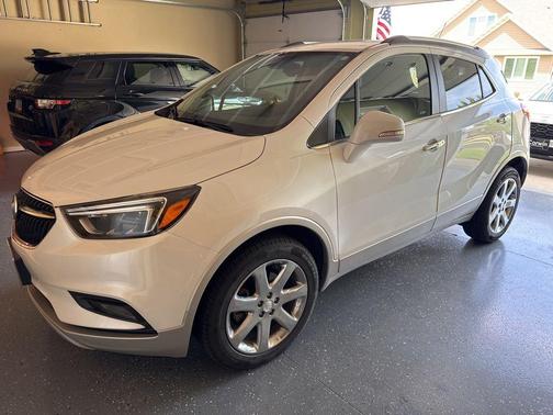 White Frost Tricoat 2017 Buick Encore Essence