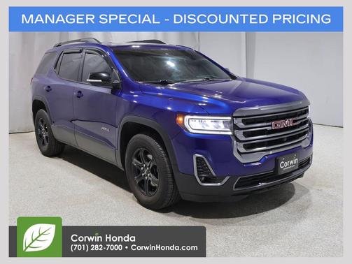 Ultra Blue Metallic 2023 GMC Acadia AWD AT4