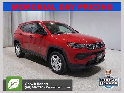 Red Hot Pearlcoat 2024 Jeep Compass Sport