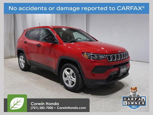 Red Hot Pearlcoat 2024 Jeep Compass Sport
