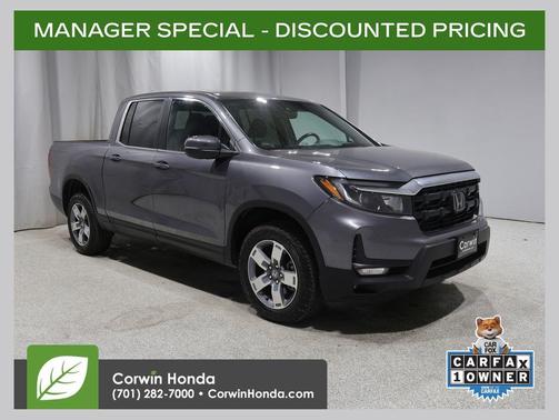 Modern Steel Metallic 2024 Honda Ridgeline RTL