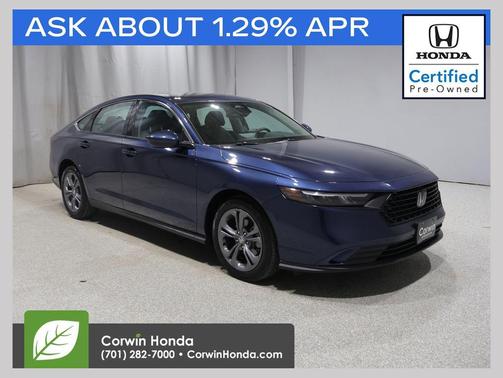Canyon River Blue 2024 Honda Accord EX