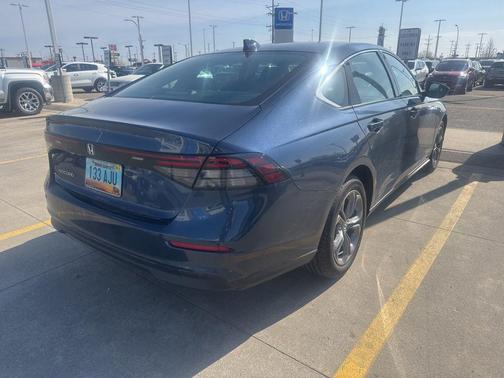 Canyon River Blue 2024 Honda Accord EX