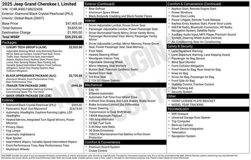 2025 Jeep Grand Cherokee L Limited