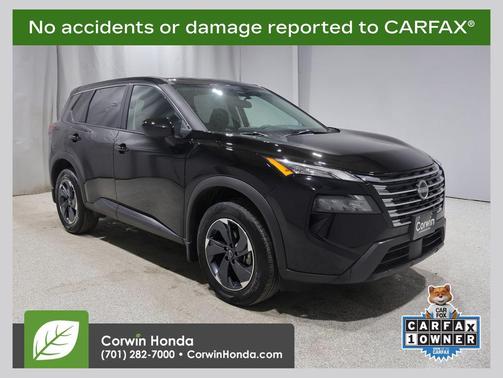 Super Black 2025 Nissan Rogue SV