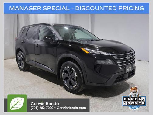 Super Black 2025 Nissan Rogue SV