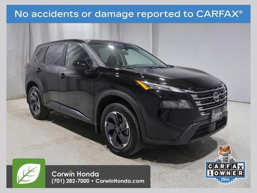 Super Black 2025 Nissan Rogue SV