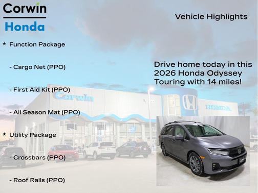 2026 Honda Odyssey Touring