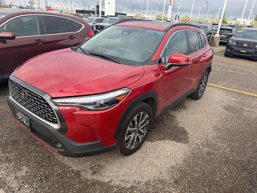 Barcelona Red Metallic 2023 Toyota Corolla Cross XLE