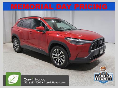 Barcelona Red Metallic 2023 Toyota Corolla Cross XLE