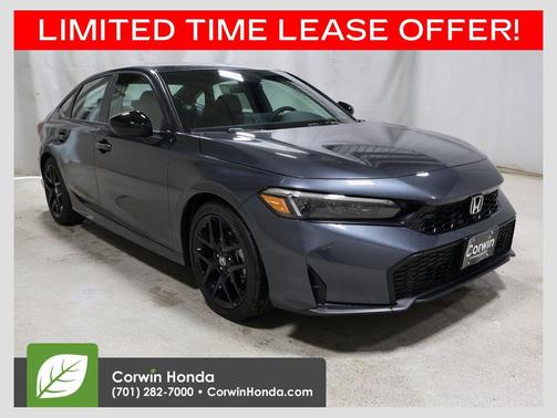 Meteorite Gray Metallic 2026 Honda Civic Sport