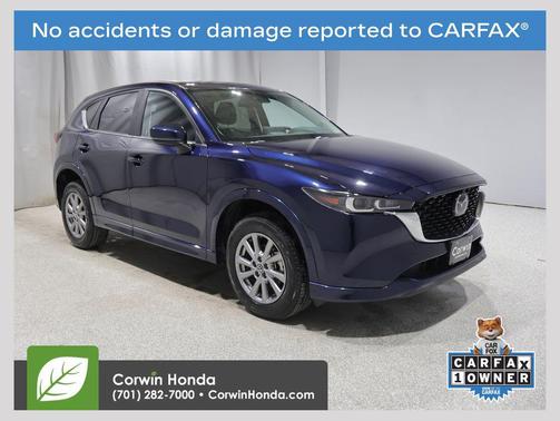 Deep Crystal Blue Mica 2025 Mazda CX-5 2.5 S Select Package