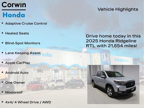 2025 Honda Ridgeline RTL