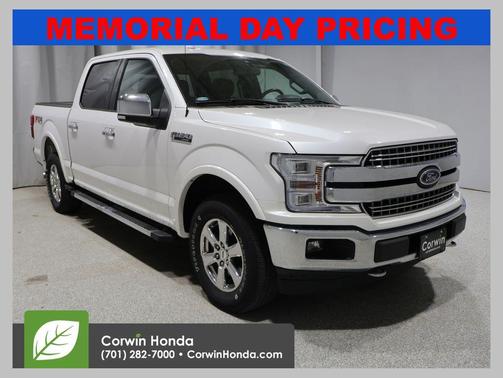WHITE PLATINUM METALLIC TC 2018 Ford F-150 Lariat