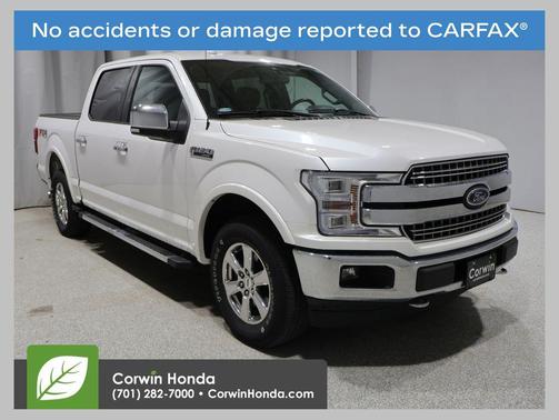 WHITE PLATINUM METALLIC TC 2018 Ford F-150 Lariat