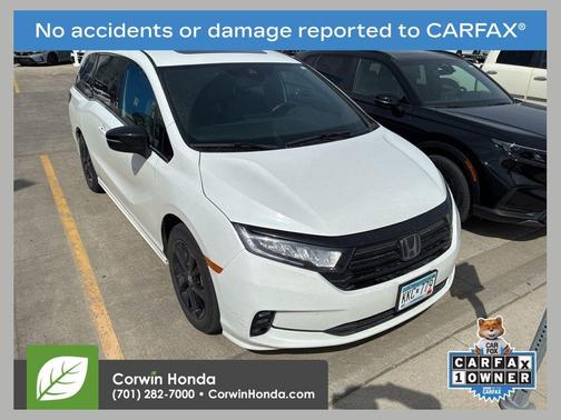 Platinum White Pearl 2023 Honda Odyssey Sport