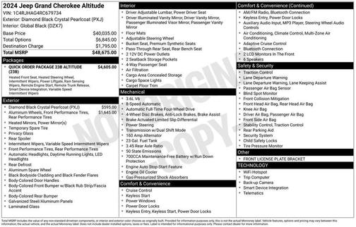 2024 Jeep Grand Cherokee Altitude
