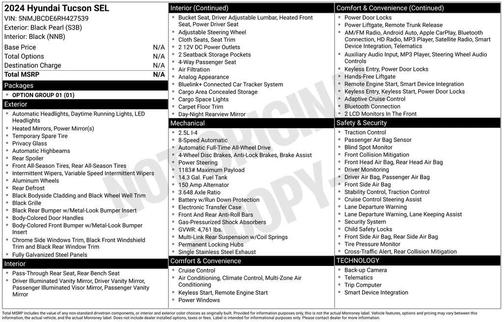 2024 Hyundai TUCSON SEL
