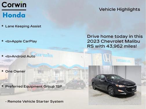 2023 Chevrolet Malibu FWD RS