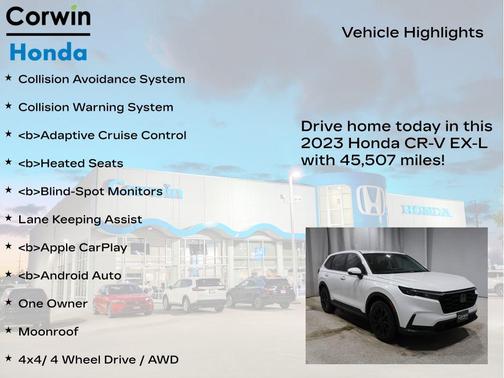 2023 Honda CR-V EX-L AWD