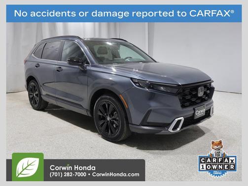 Meteorite Gray Metallic 2023 Honda CR-V Hybrid Sport Touring AWD