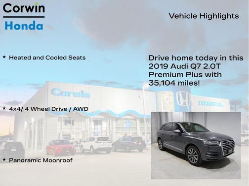 2019 Audi Q7 45 Premium Plus