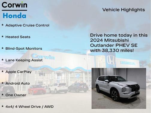 2024 Mitsubishi Outlander PHEV SE S-AWC