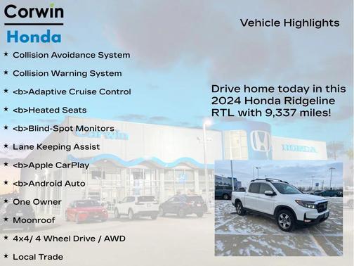 2024 Honda Ridgeline RTL