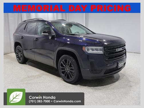 Midnight Blue Metallic 2022 GMC Acadia AWD SLE