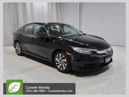 Crystal Black Pearl 2018 Honda Civic EX