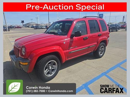 Flame Red Clearcoat 2004 Jeep Liberty Sport