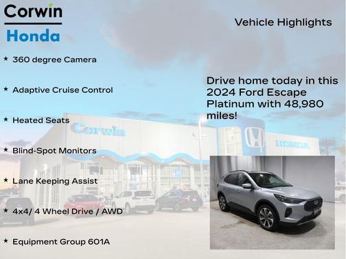 2024 Ford Escape Platinum