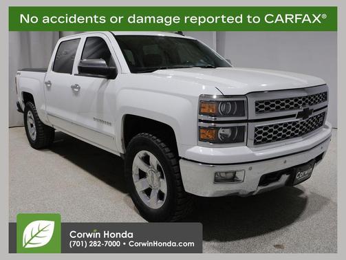 Summit White 2015 Chevrolet Silverado 1500 LTZ Truck