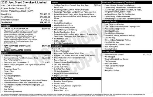 2023 Jeep Grand Cherokee L Limited