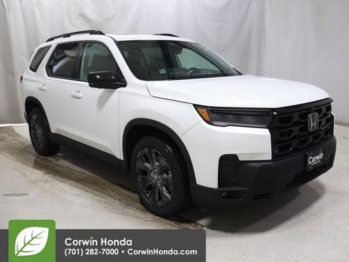 Platinum White Pearl 2026 Honda Pilot Black Edition SUV