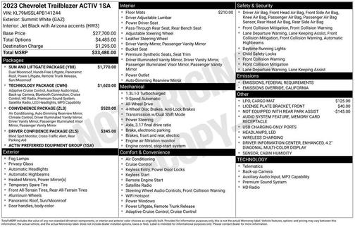 2023 Chevrolet Trailblazer ACTIV