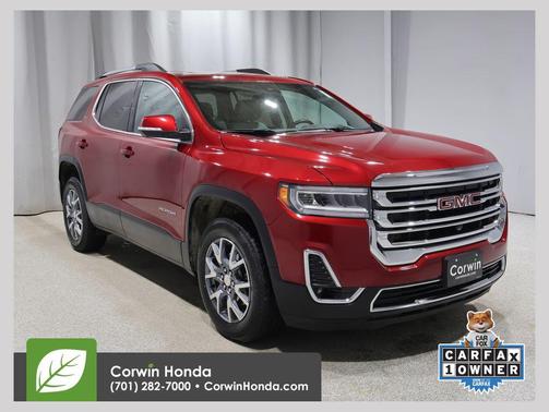 Volcanic Red Tintcoat 2023 GMC Acadia AWD SLT