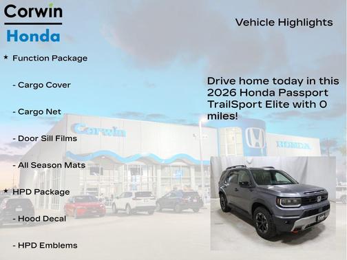 2026 Honda Passport AWD TrailSport Elite