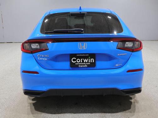 Boost Blue Pearl 2025 Honda Civic Hybrid Sport