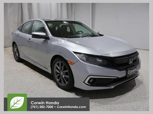 Modern Steel Metallic 2020 Honda Civic EX