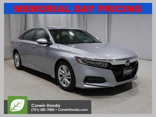 Lunar Silver Metallic 2020 Honda Accord LX 1.5T